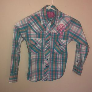 cowgirl hardware Western show shirt xs